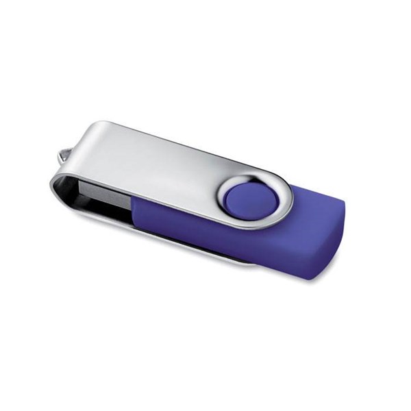 Obrázky: Twister Techmate fialovo-stříbrný USB disk 8GB