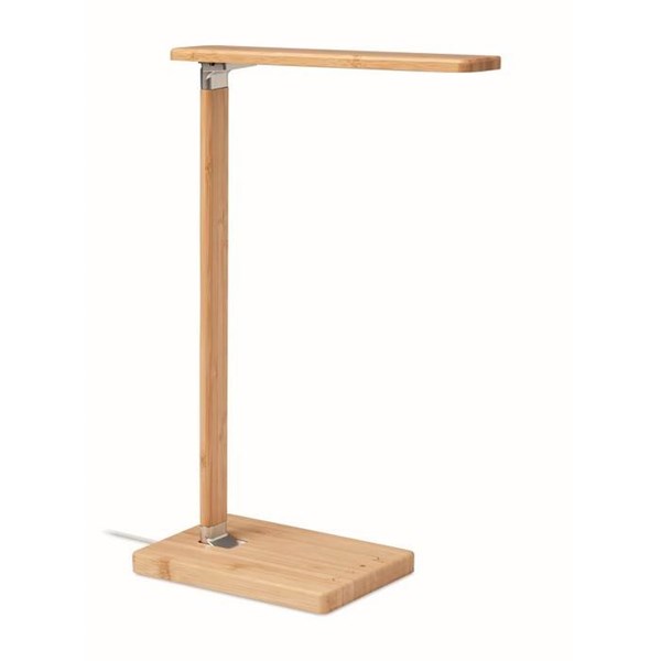 Obrázky: Bambusová stolní lampička s 10W nabíječkou, Obrázek 1