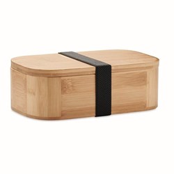Obrázky: Bambusová krabička na jídlo 1l, hnědá