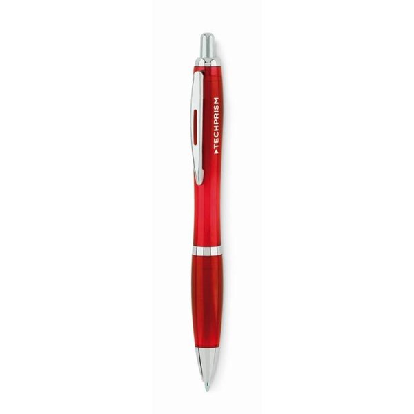 Obrázky: Červené plastové kuličkové pero z RPET, Obrázek 2