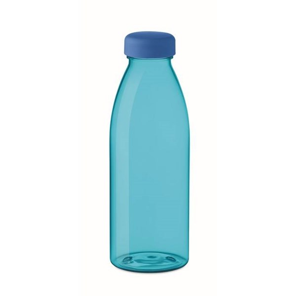 Obrázky: Transparentní tyrkysová RPET láhev 500 ml