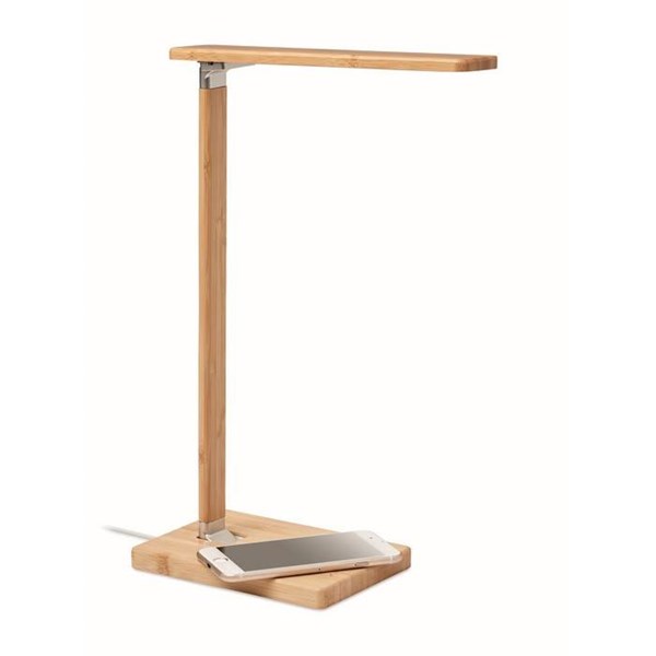 Obrázky: Bambusová stolní lampička s 10W nabíječkou, Obrázek 6