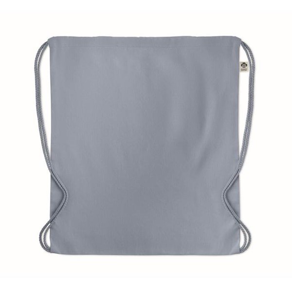 Obrázky: Stahovací batoh z bio bavlny, světle modrý, Obrázek 6