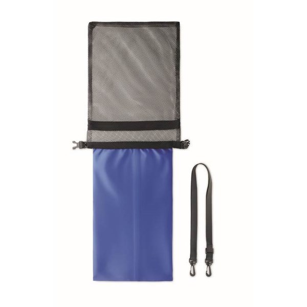 Obrázky: Modrá vodotěsná taška s popruhem, 6L, Obrázek 6
