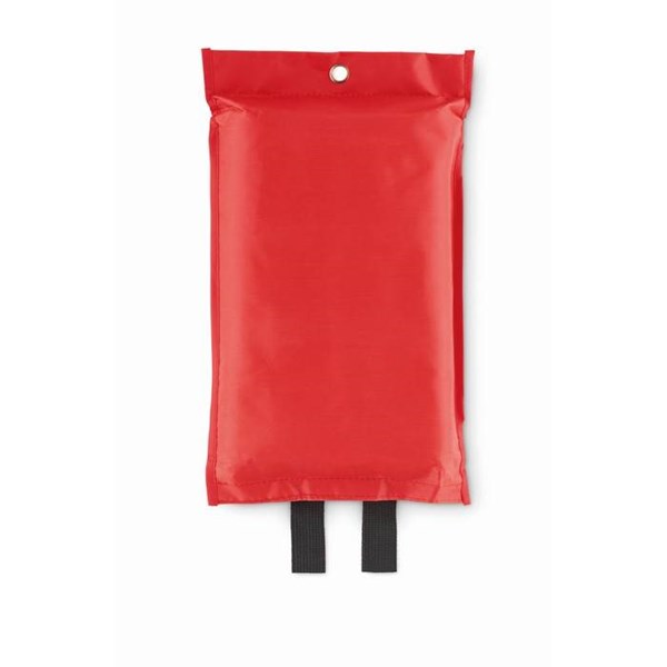 Obrázky: Hasící deka ze skelného vlákna, PVC obal, červená, Obrázek 3