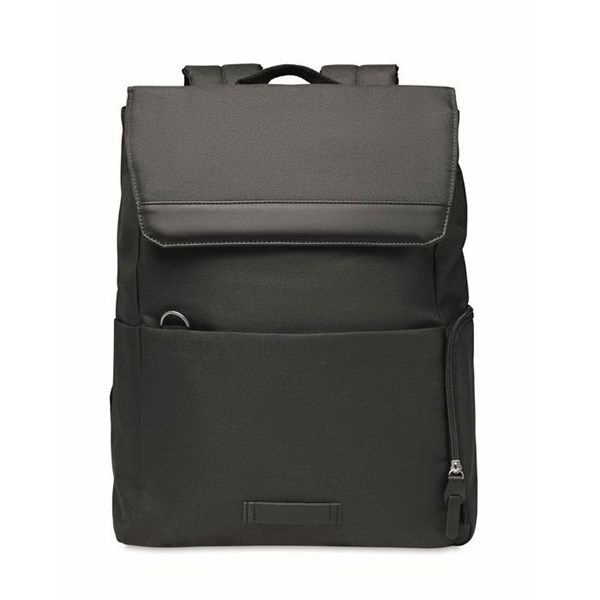 Obrázky: Černý polstrovaný batoh na notebook 15
