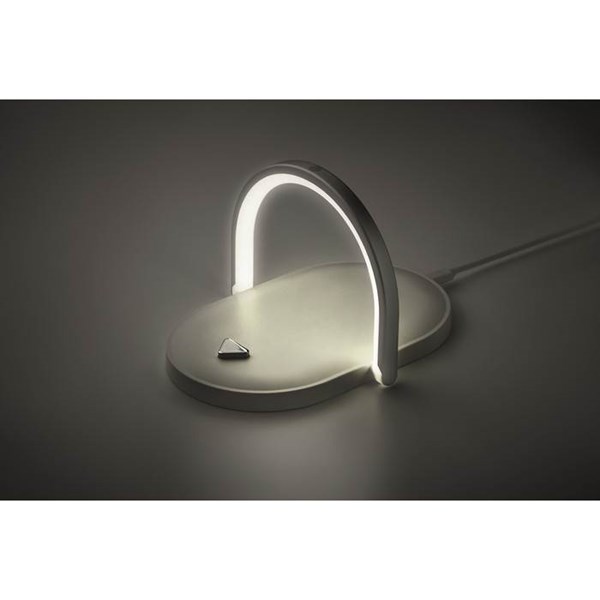 Obrázky: Bílá bezdrátová nabíječka a lampička, Obrázek 10