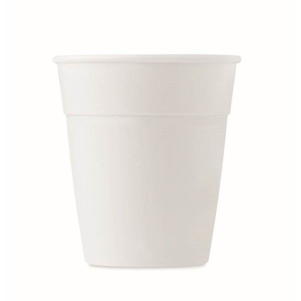 Obrázky: Bílý pohárek z PP, 350 ml, Obrázek 3