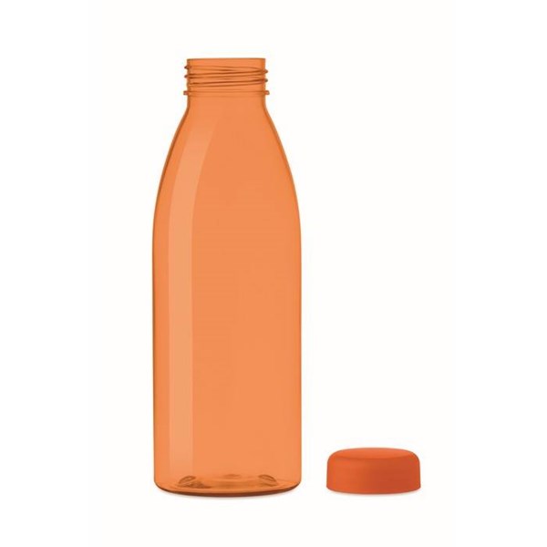 Obrázky: Transparentní oranžová RPET láhev 500 ml, Obrázek 3