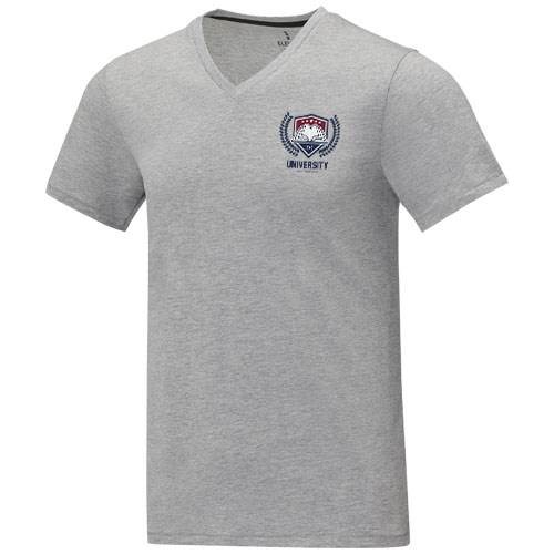 Obrázky: Pánské tričko Somoto ELEVATE do V šedý melír XL, Obrázek 5