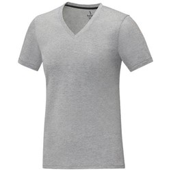 Obrázky: Dámské tričko Somoto ELEVATE do V šedý melír L