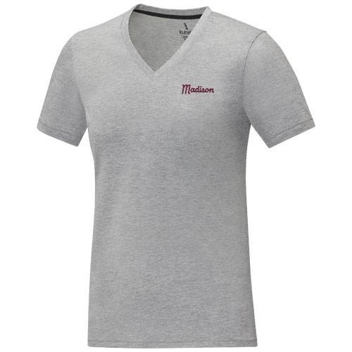 Obrázky: Dámské tričko Somoto ELEVATE do V šedý melír XL, Obrázek 5