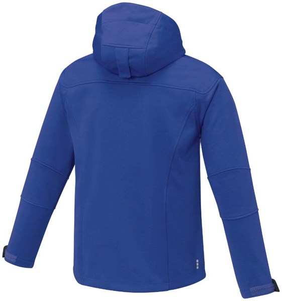 Obrázky: Pánská SOFTSHELL bunda Match ELEVATE modrá M, Obrázek 3