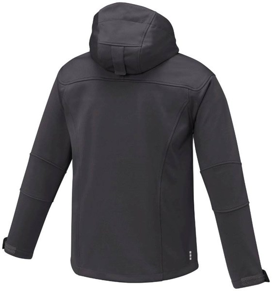 Obrázky: Pán. SOFTSHELL bunda Match ELEVATE tmavě šedá XL, Obrázek 3