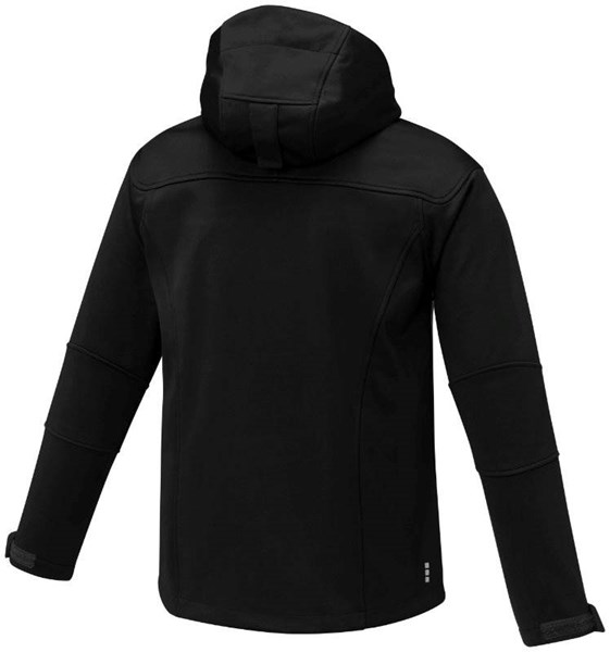 Obrázky: Pánská SOFTSHELL bunda Match ELEVATE černá XL, Obrázek 3