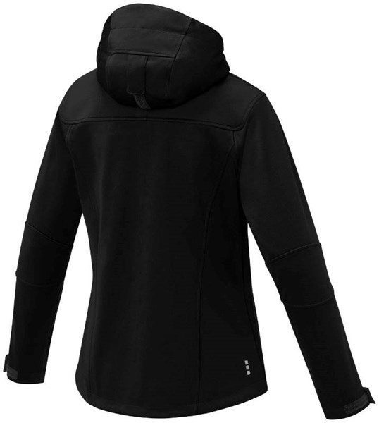 Obrázky: Dámská SOFTSHELL bunda Match ELEVATE černá XS, Obrázek 3