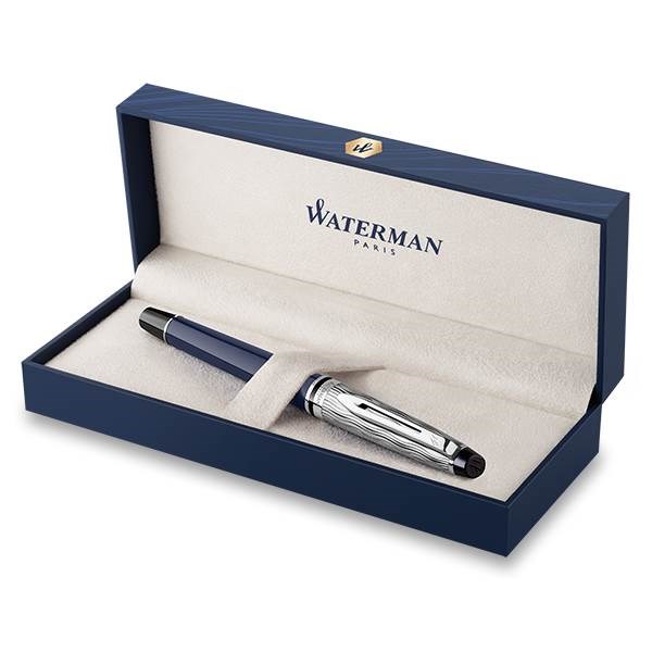 Obrázky: Waterman Expert Made in France DLX Blue CT PP, hr.M, Obrázek 2