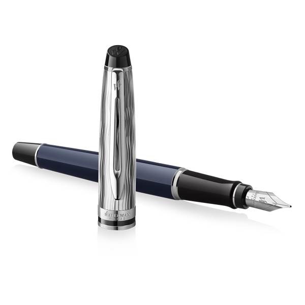 Obrázky: Waterman Expert Made in France DLX Blue CT PP, hr.M, Obrázek 3