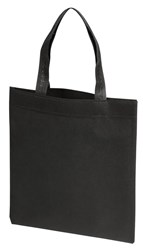 Obrázky: Malá nákupní taška z netkané textilie, černá