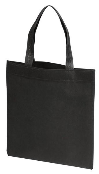 Obrázky: Malá nákupní taška z netkané textilie, černá