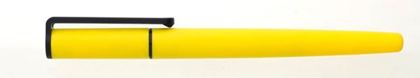 Obrázky: Žluté pogumované plastové gelové pero GELPEN