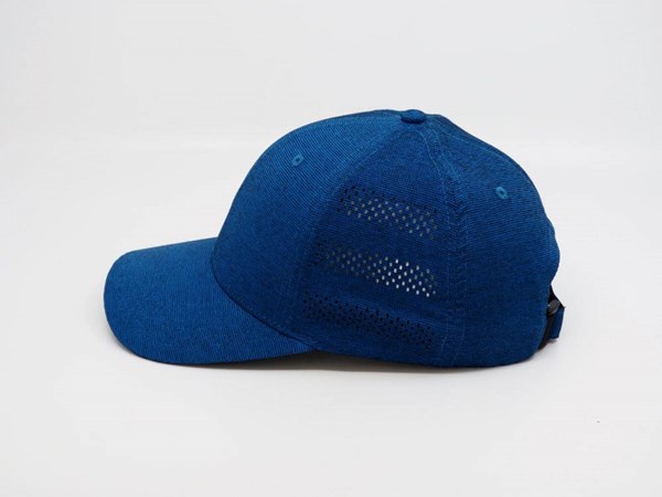 Obrázky: Prodyšná modrá šestidílná čepice pro sport, Obrázek 1