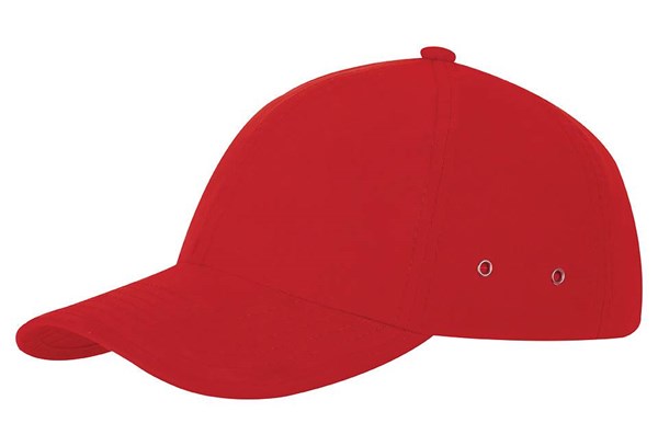 Obrázky: Lehká šestidílná červená čepice z mikrovlákna, Obrázek 2