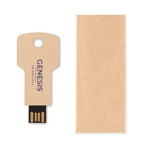 Obrázky: USB flash disk 32GB ve tvaru klíče, tělo z papíru, Obrázek 2