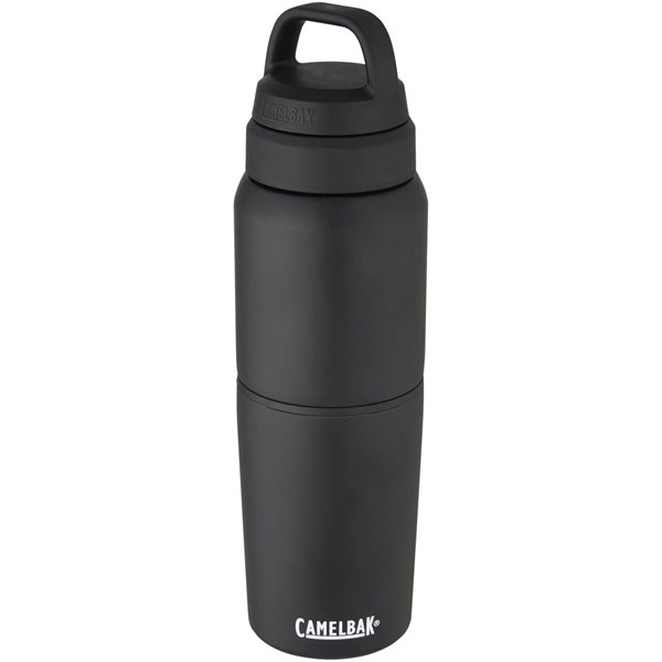 Obrázky: Černá nerezová lahev 500 ml a kelímek 350 ml, Obrázek 2