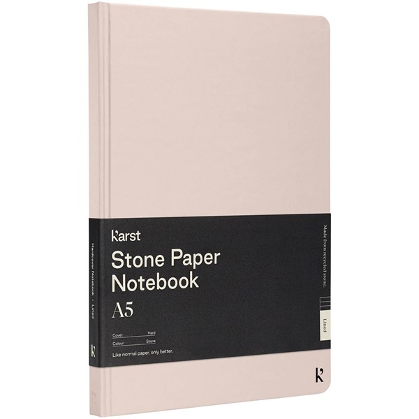 Obrázky: Růžový zápisník A5 s gumičkou, kamenný papír, Obrázek 1