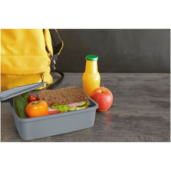 Obrázky: Obědová krabička z recyklovaného plastu šedá, Obrázek 5