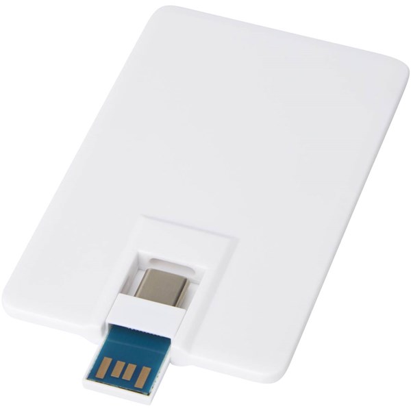 Obrázky: USB flash disk 64 GB 3.0 ve tvaru karty se 2 porty