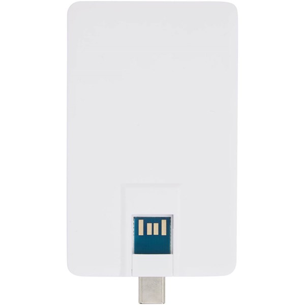 Obrázky: USB flash disk 64 GB 3.0 ve tvaru karty se 2 porty, Obrázek 2