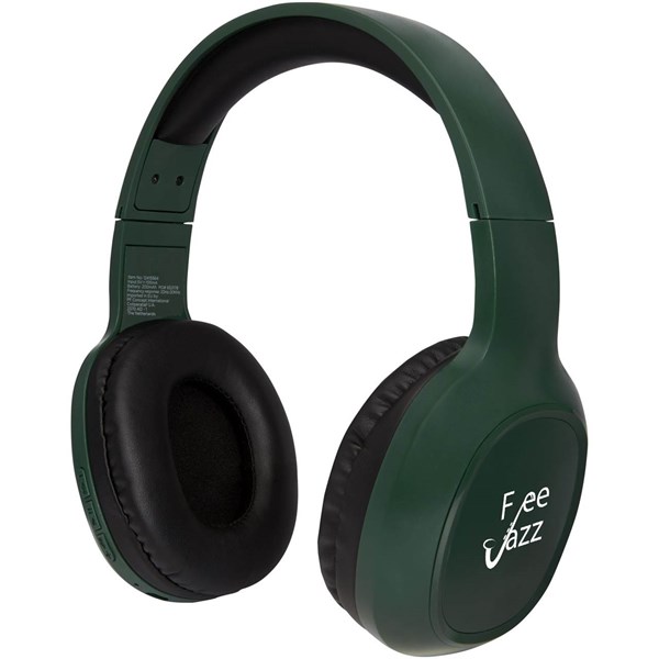 Obrázky: Bezdrátová sluchátka s mikrofonem tmavě zelená, Obrázek 6