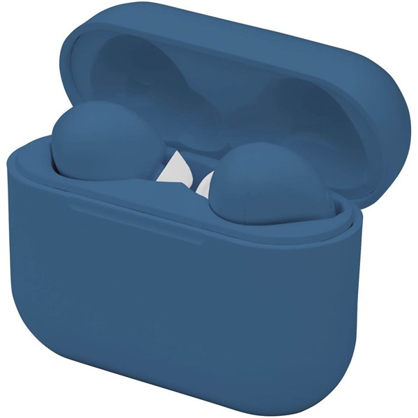 Obrázky: Modrá sluchátka z ABS plastu s aut. párováním, Obrázek 4