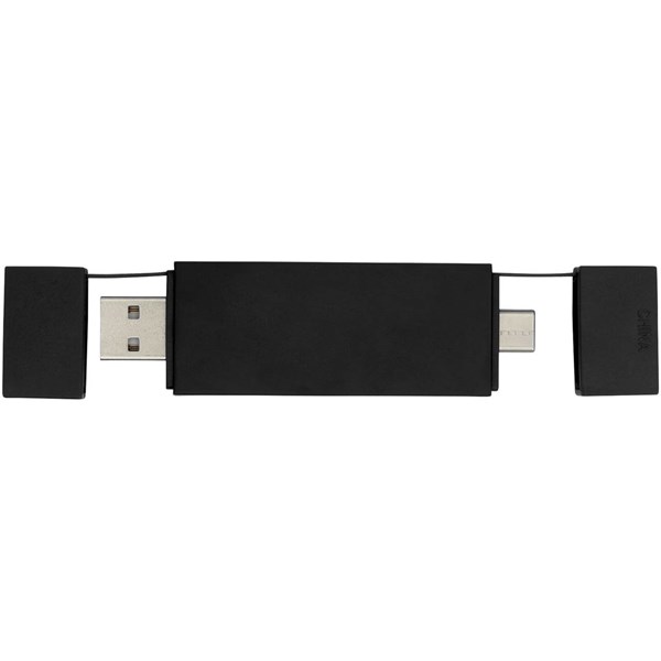 Obrázky: Duální rozbočovač USB 2.0 černá, Obrázek 5