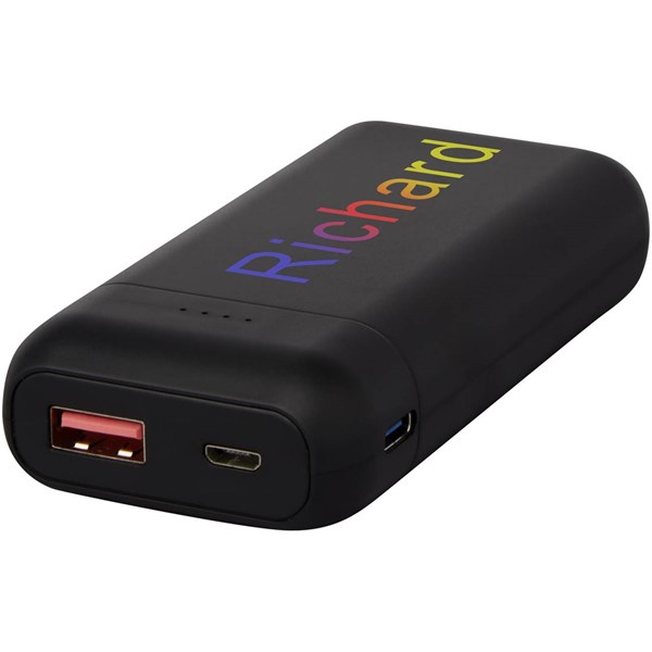 Obrázky: Černá 10 000 mAh powerbanka s vysokou hustotou, Obrázek 4