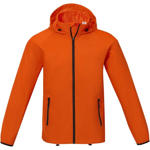 Obrázky: Oranžová lehká pánská bunda Dinlas S, Obrázek 4