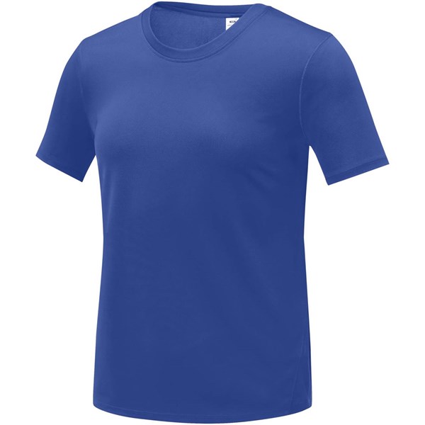 Obrázky: Modré dámské tričko cool fit s krátkým rukávem XS