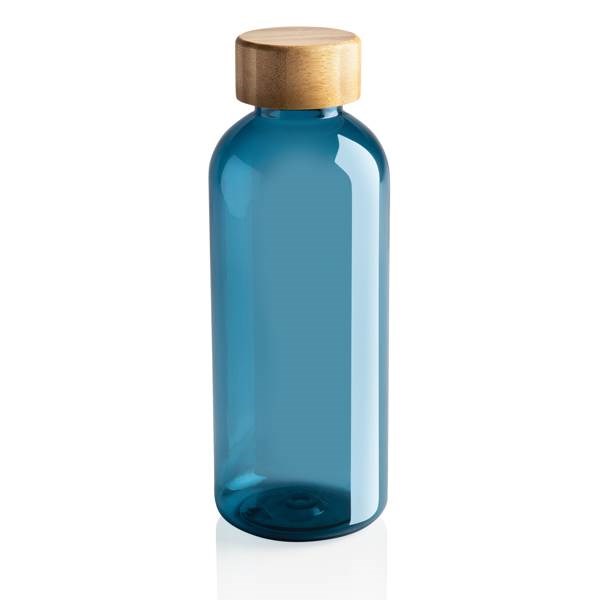 Obrázky: Transpar. modrá láhev z GRS RPET bambusový uzávěr, Obrázek 5