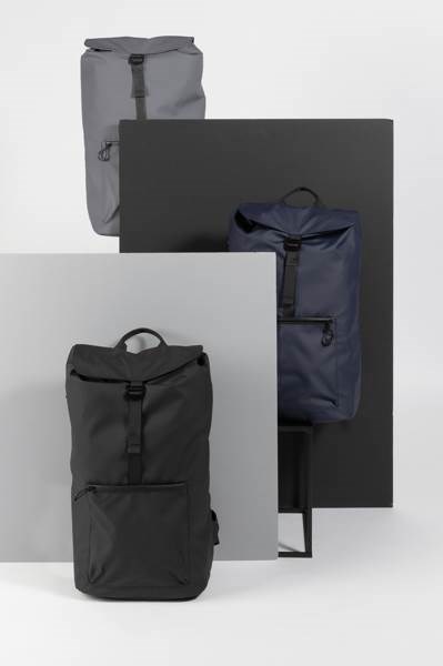 Obrázky: Voděodolný batoh na notebook z RPET AWARE, šedý, Obrázek 12