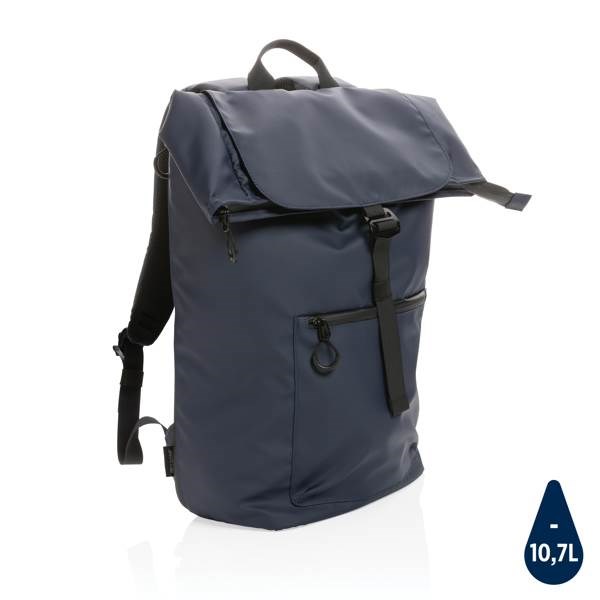 Obrázky: Voděodolný batoh na notebook z RPET AWARE, modrý