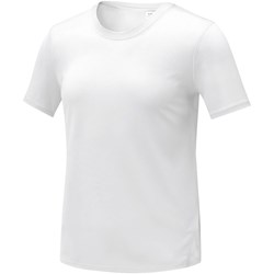 Obrázky: Bílé dámské tričko cool fit s krátkým rukávem 3XL