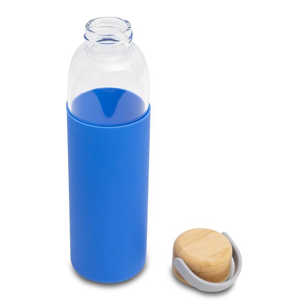 Obrázky: Skleněná láhev 560 ml, modrá, Obrázek 2