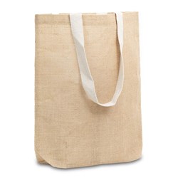 Obrázky: Jutová EKO nákupní taška, béžová