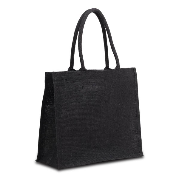 Obrázky: Jutová černá EKO nákupní taška