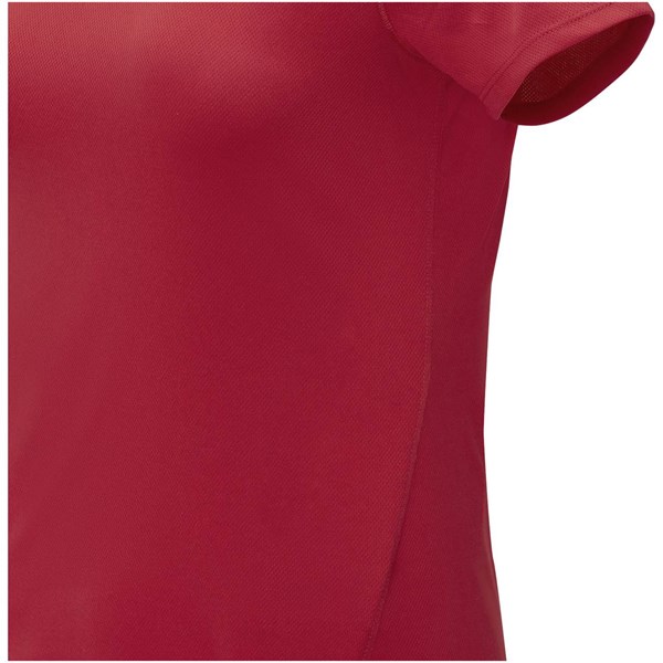 Obrázky: Červené dámské tričko cool fit s kr. rukávem XXL, Obrázek 4