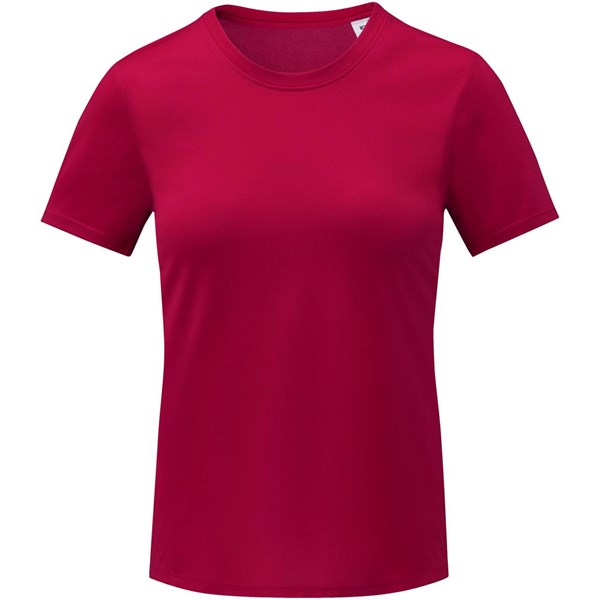 Obrázky: Červené dámské tričko cool fit s kr. rukávem 4XL, Obrázek 5