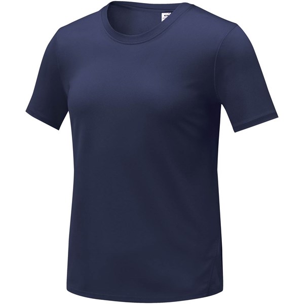 Obrázky: Tm. modré dámské tričko cool fit krátký rukáv 4XL
