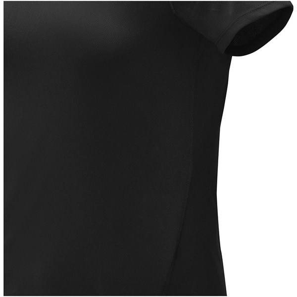 Obrázky: Černé dámské tričko cool fit s krátkým rukávem 3XL, Obrázek 4
